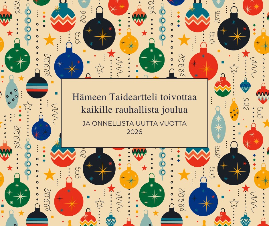 Rauhallista joulua ja onnellista uutta vuotta 2026