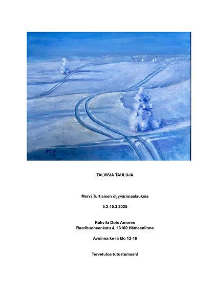 Tiedosto:Mervi Turtiainen Talvisia tauluja nayttelyesite.jpg